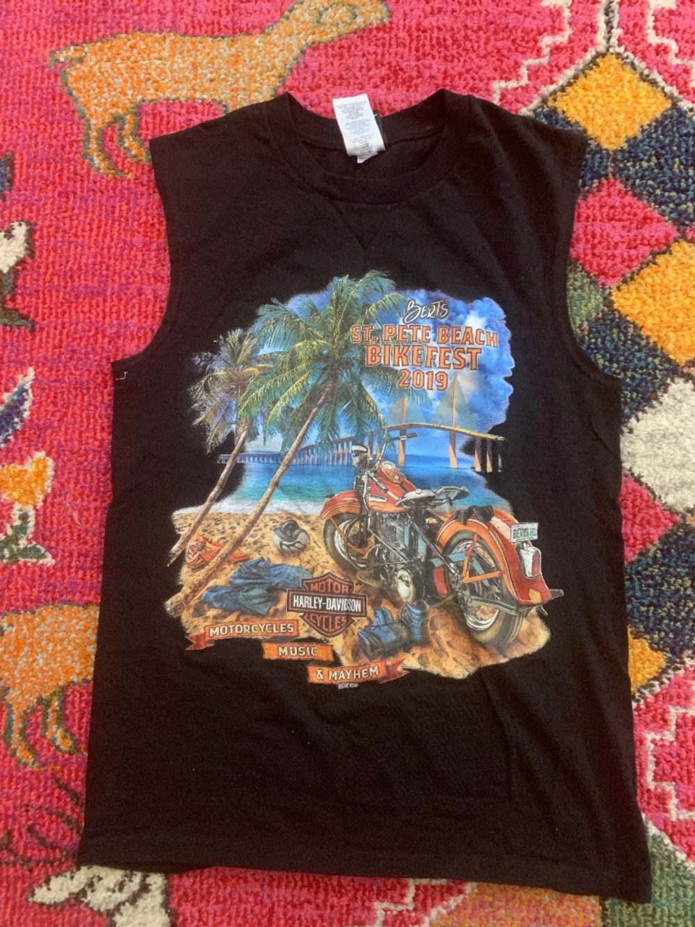 Harley-Davidson sleeveless tank t-shirt